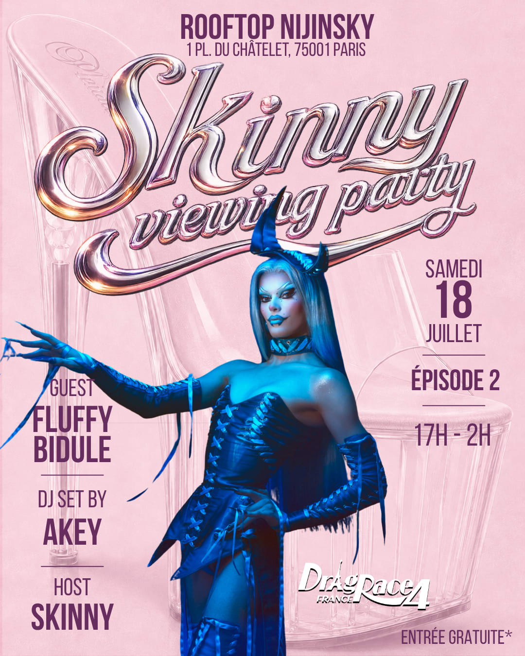 Skinny Viewing Drag Race France And Dj Set