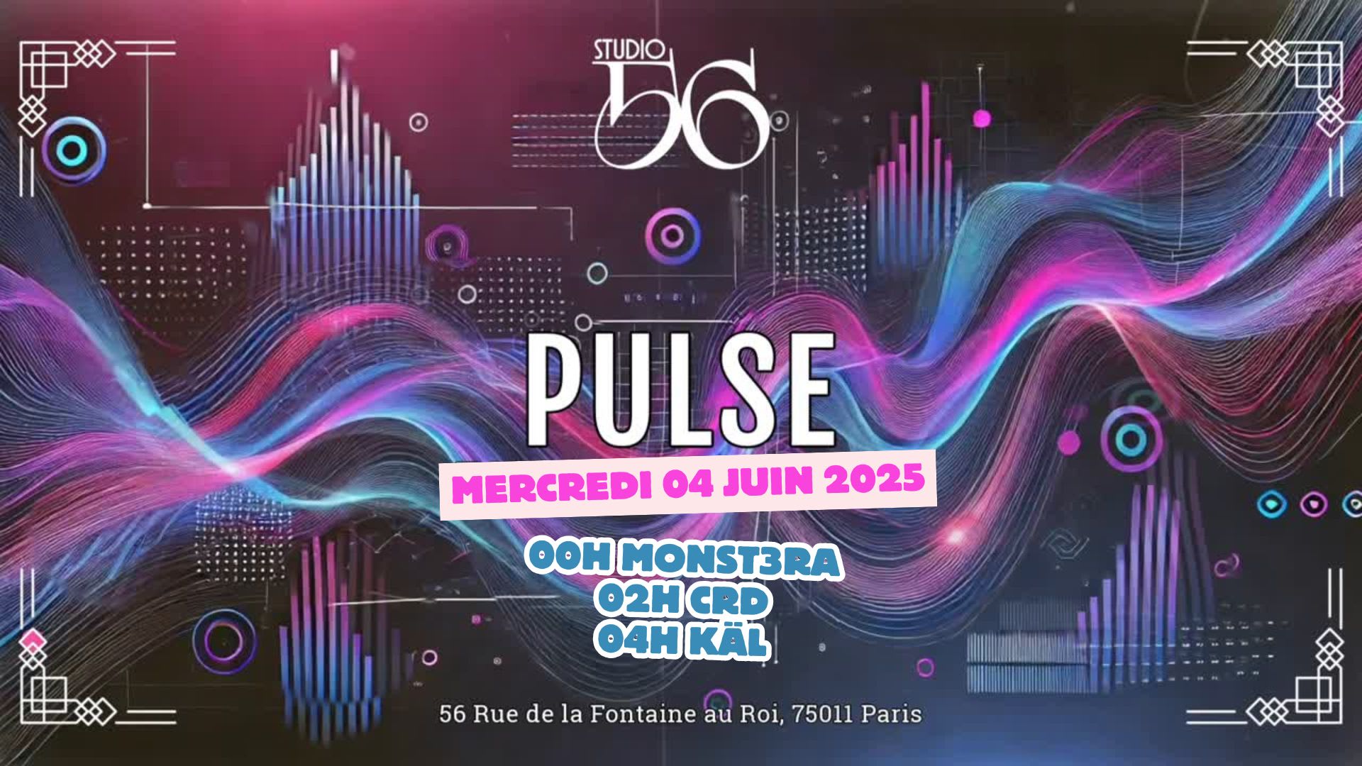 Pulse W/ Monst3ra, Crd & Käl