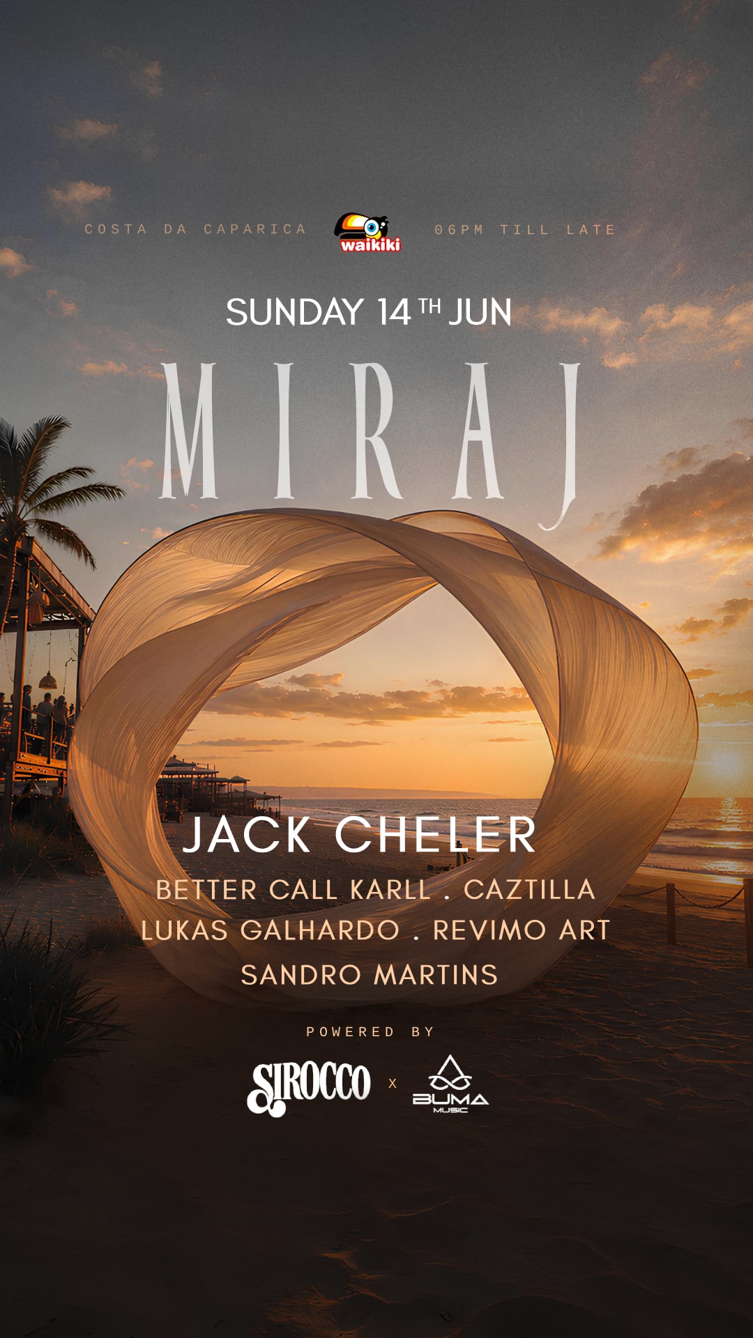 Miraj W/ Jack Cheler (1st Time In Portugal)