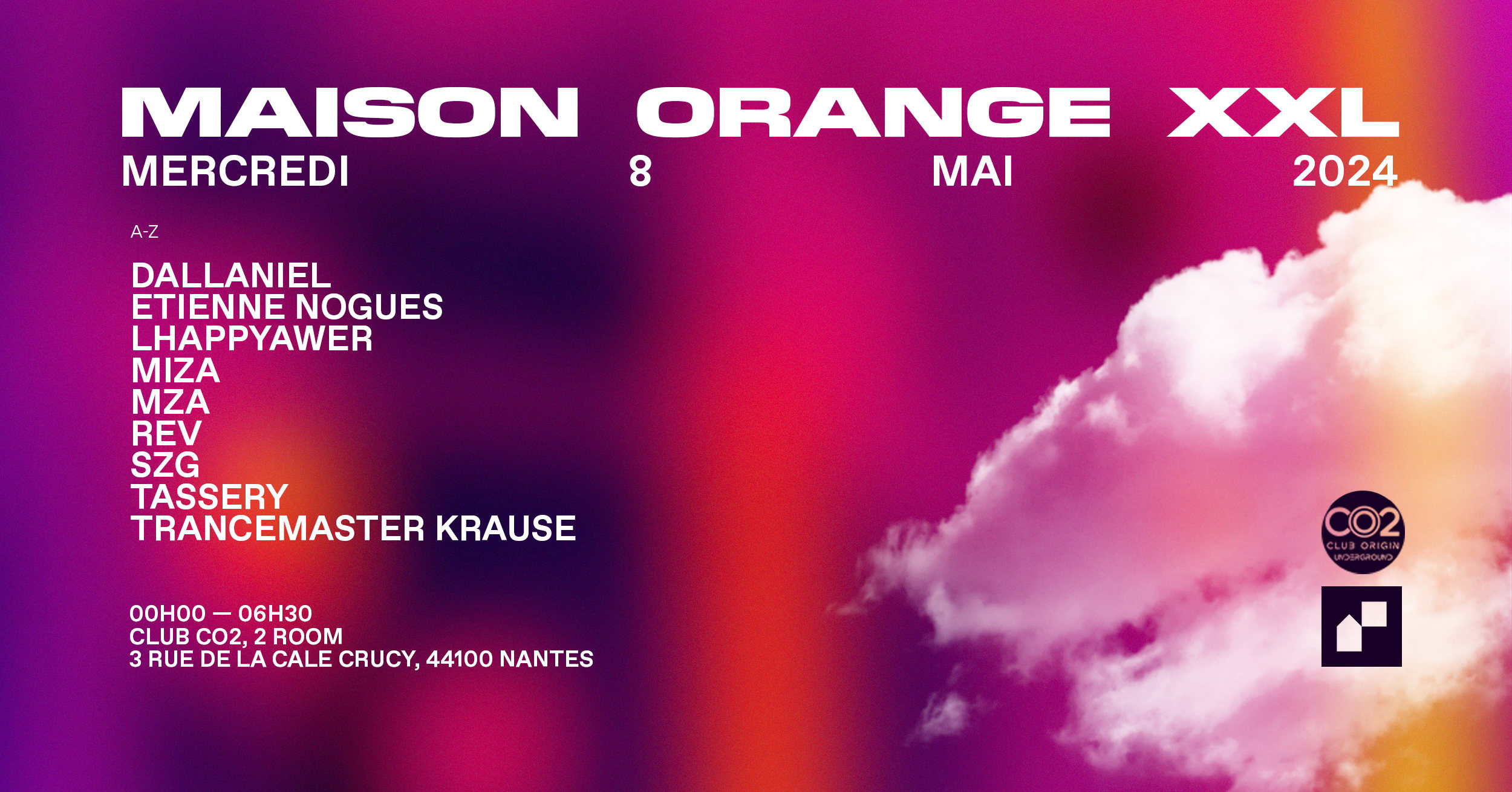 Maison Orange Xxl | C02 Club | Trancy To Techno [08.05.24]