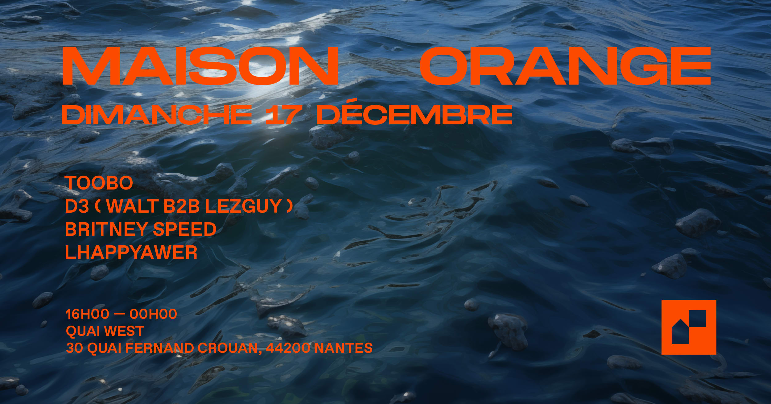 Dimanche Orange - Mo X Quai West 17.12