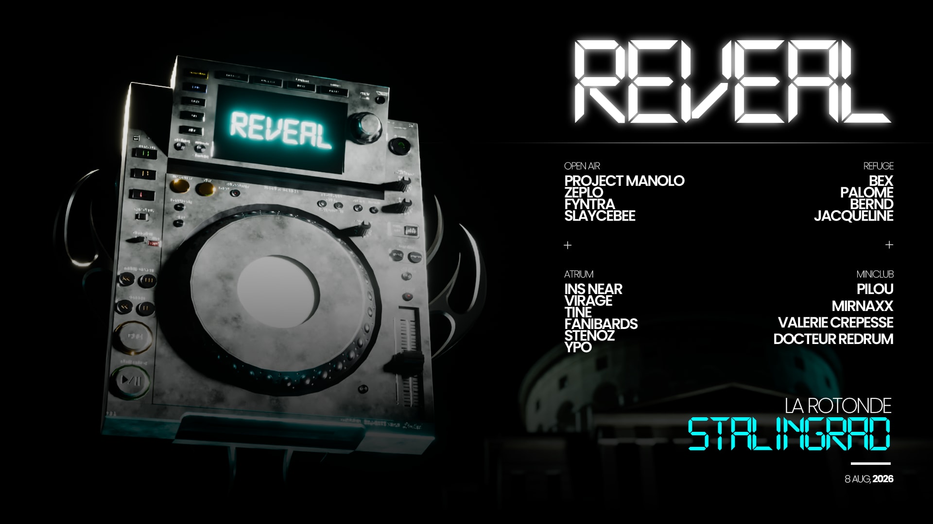 Reveal: Open-Air & Club - Trance, House, Techno