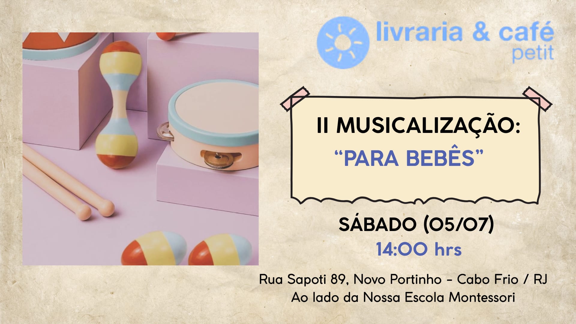II Musicalização Para Bebês 14h