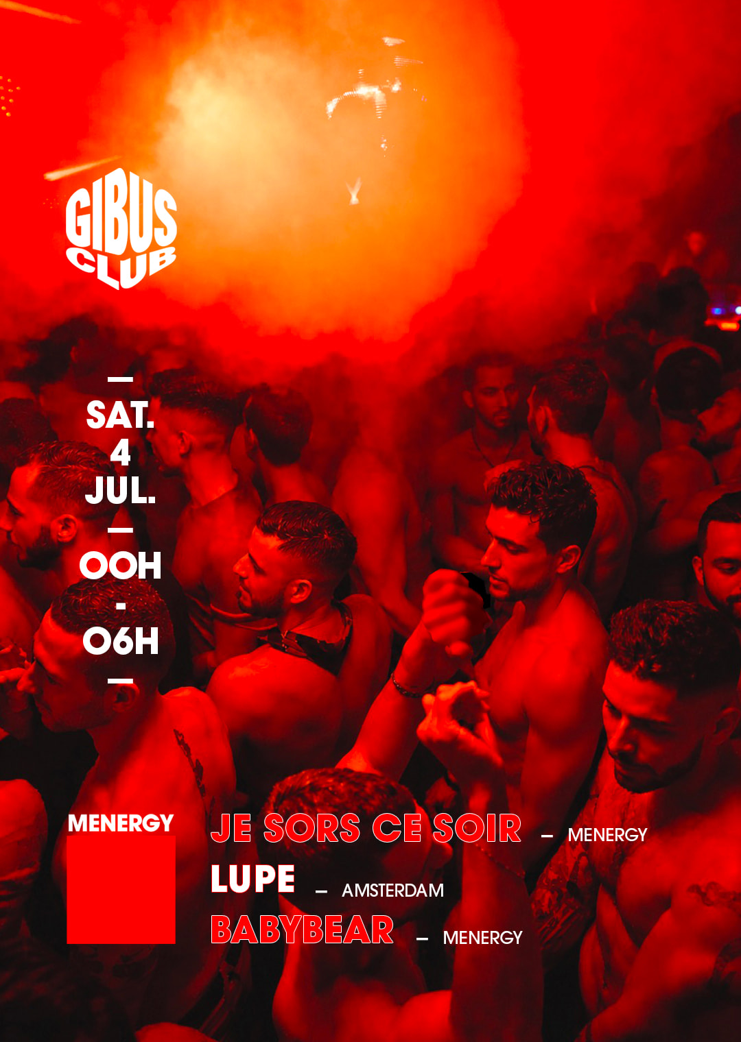 Menergy - Last Dance At Gibus Club - Lupe