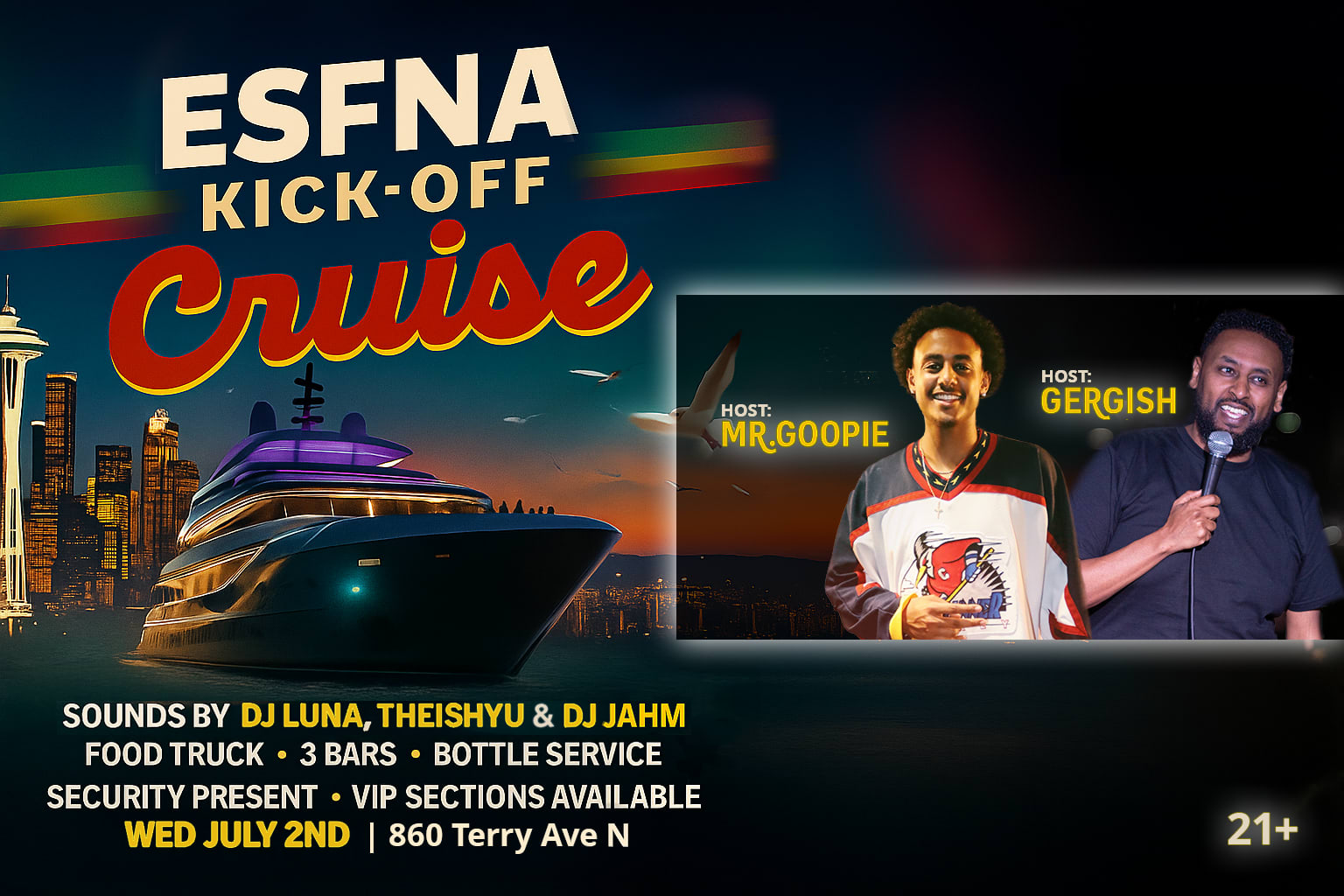 Lit On Lake Union: Esfna Kick-Off Cruise