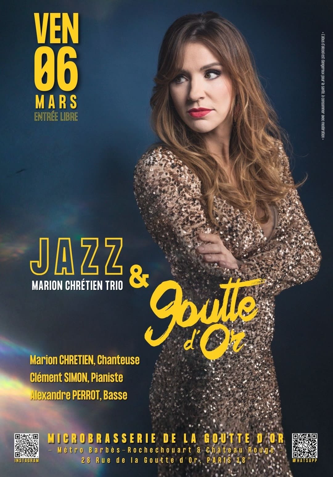 Jazz Et Goutte D'or Avec Marion Chrétien Trio