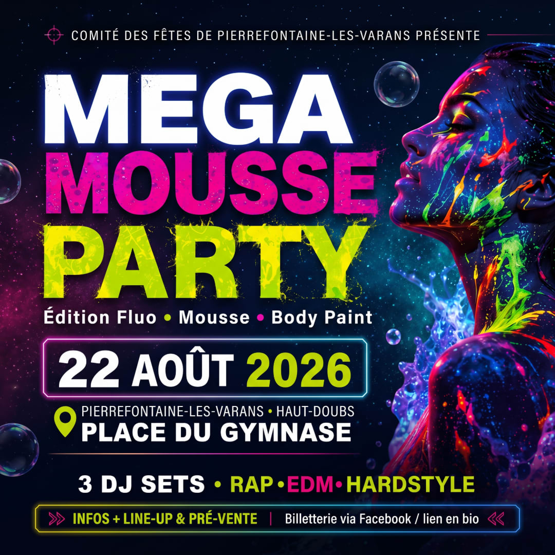 Mega Mousse Party Édition Fluo