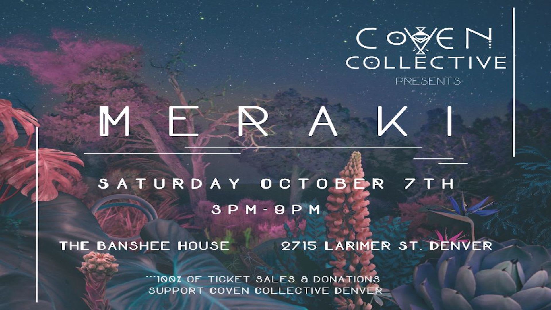Meraki; Coven Collective Autumn Fundraiser Party