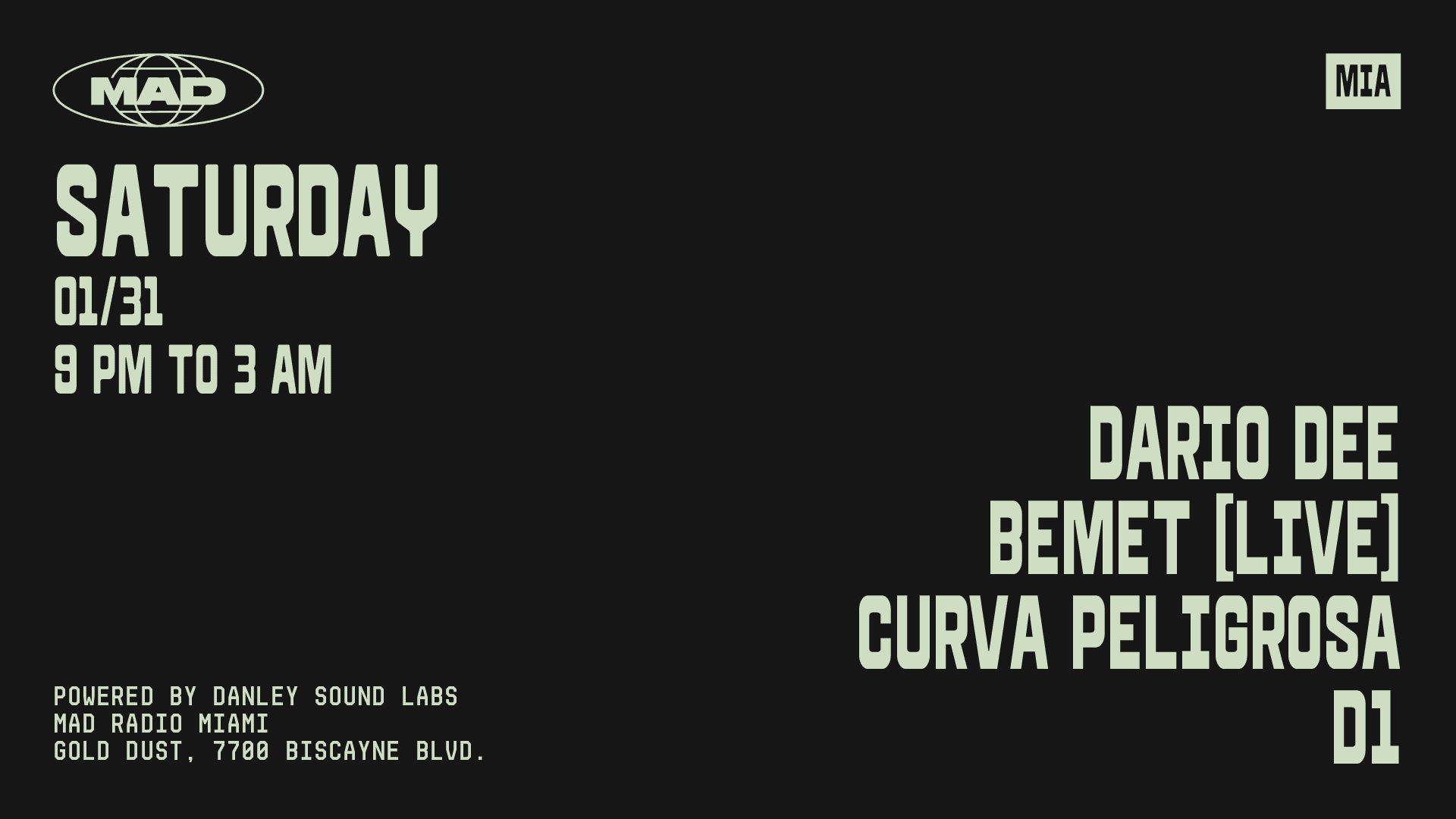 Dario Dee, Bemet, Curva Peligrosa, D1