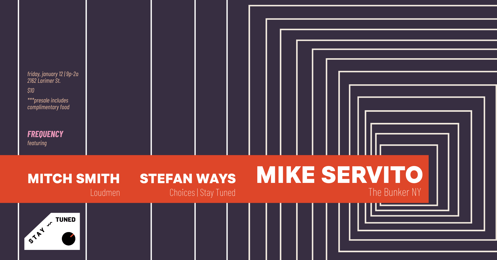 Frequency W/ Mike Servito, Stefan Ways, Mitch Smith