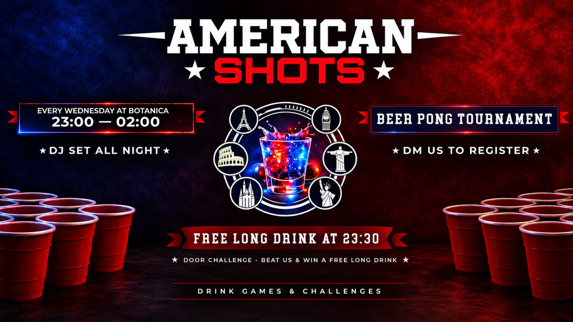Erasmus Shots: American Party