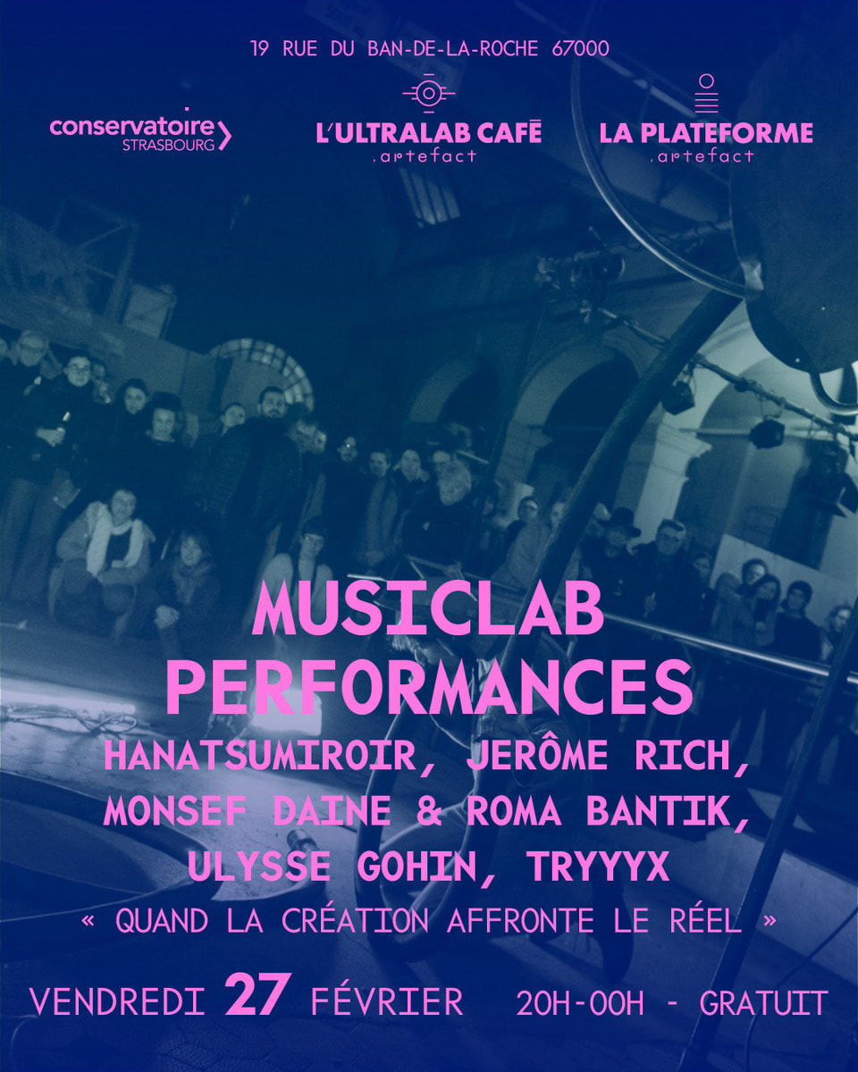 Musiclab Perfomances: Hanatsumiroir & La Plateforme Artefact