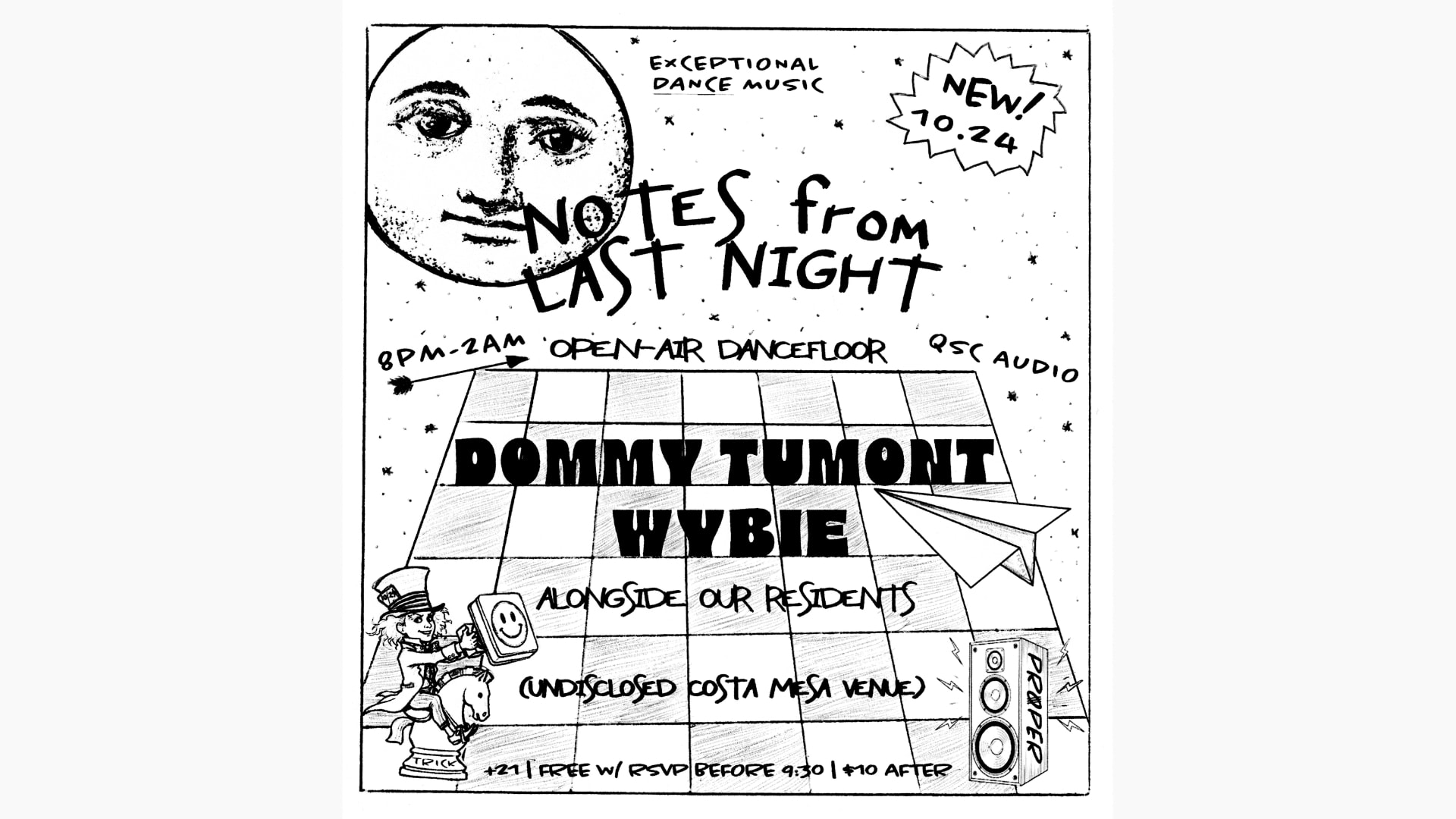Notes From Last Night | Oct 24 W. Dommytumont, Wybie