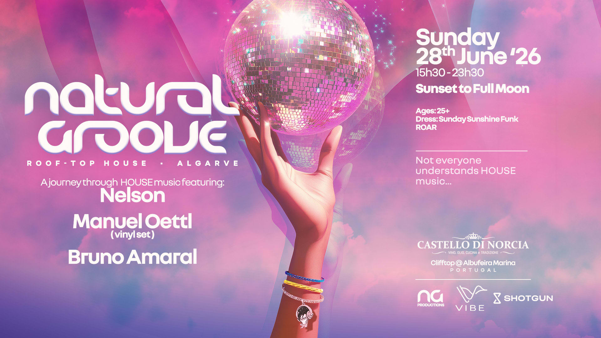 Natural Groove - Rooftop House Party - Algarve