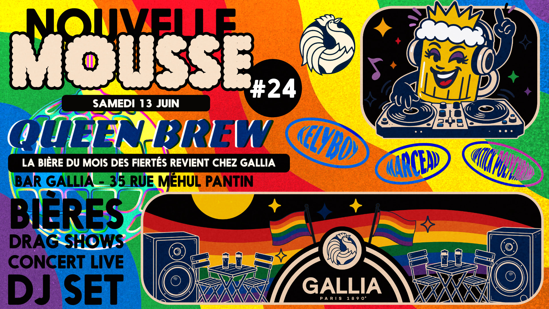Nouvelle Mousse #24 Gallia Queen Brew Au Bar Gallia