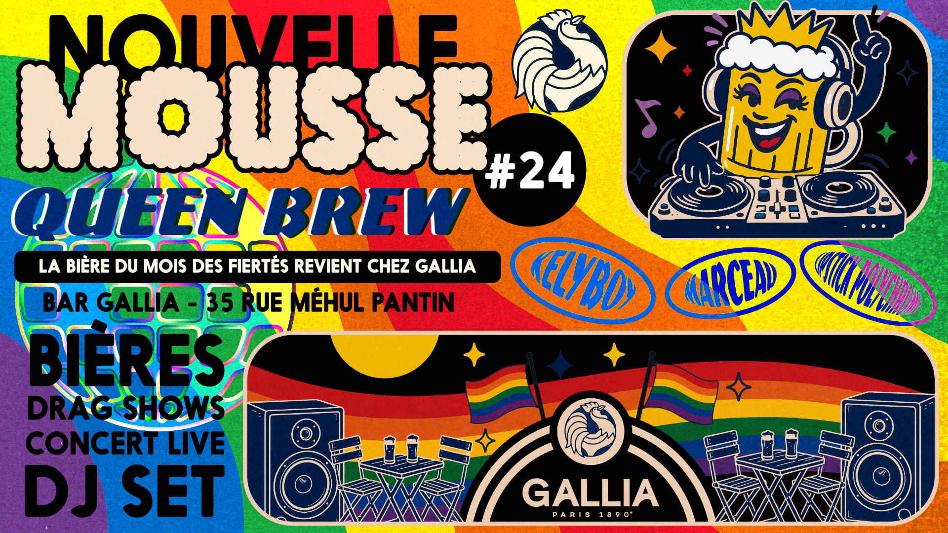 Nouvelle Mousse #24 Gallia Queen Brew Au Bar Gallia