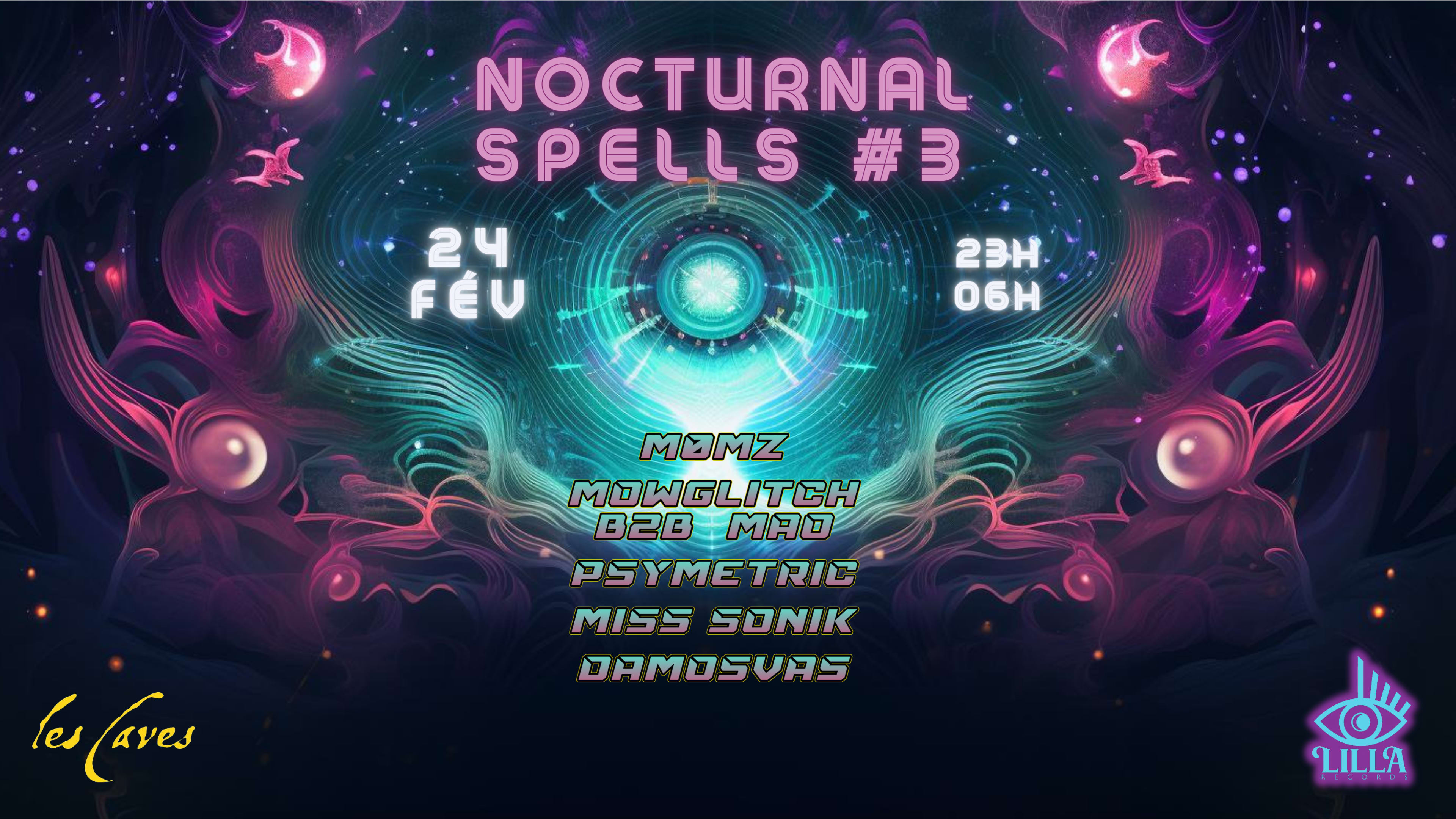 Nocturnal Spells #3 @Caves Saint-Sabin [Paris] - 24.02.2024