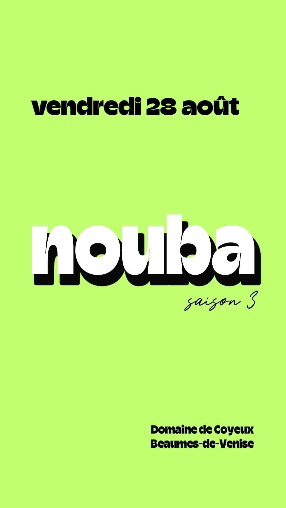 Nouba : Soirée Du 28 Août W/ Two P + Galab