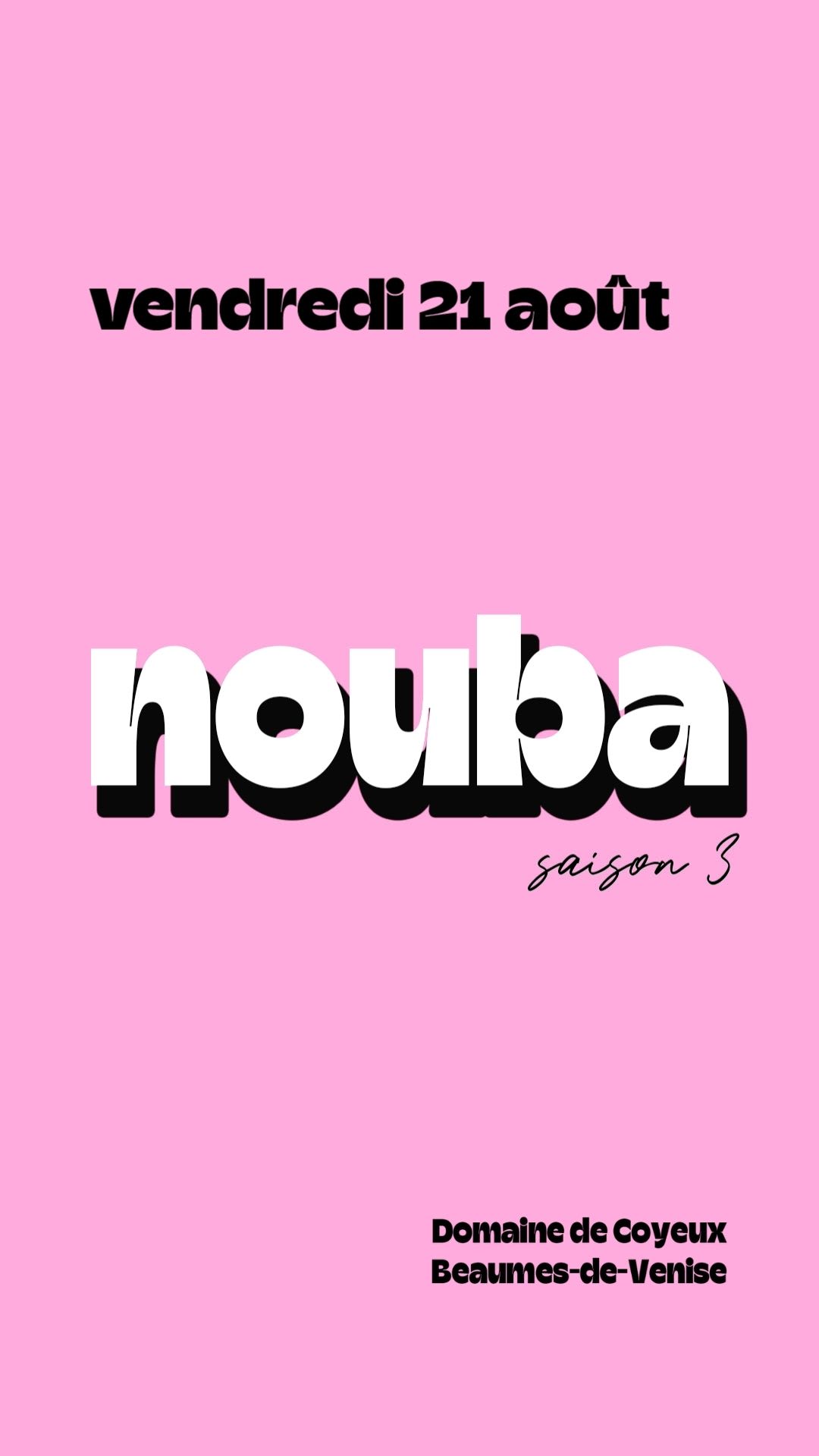 Nouba : Soirée Du 21 Août W/ Cami G + Galab + Peck