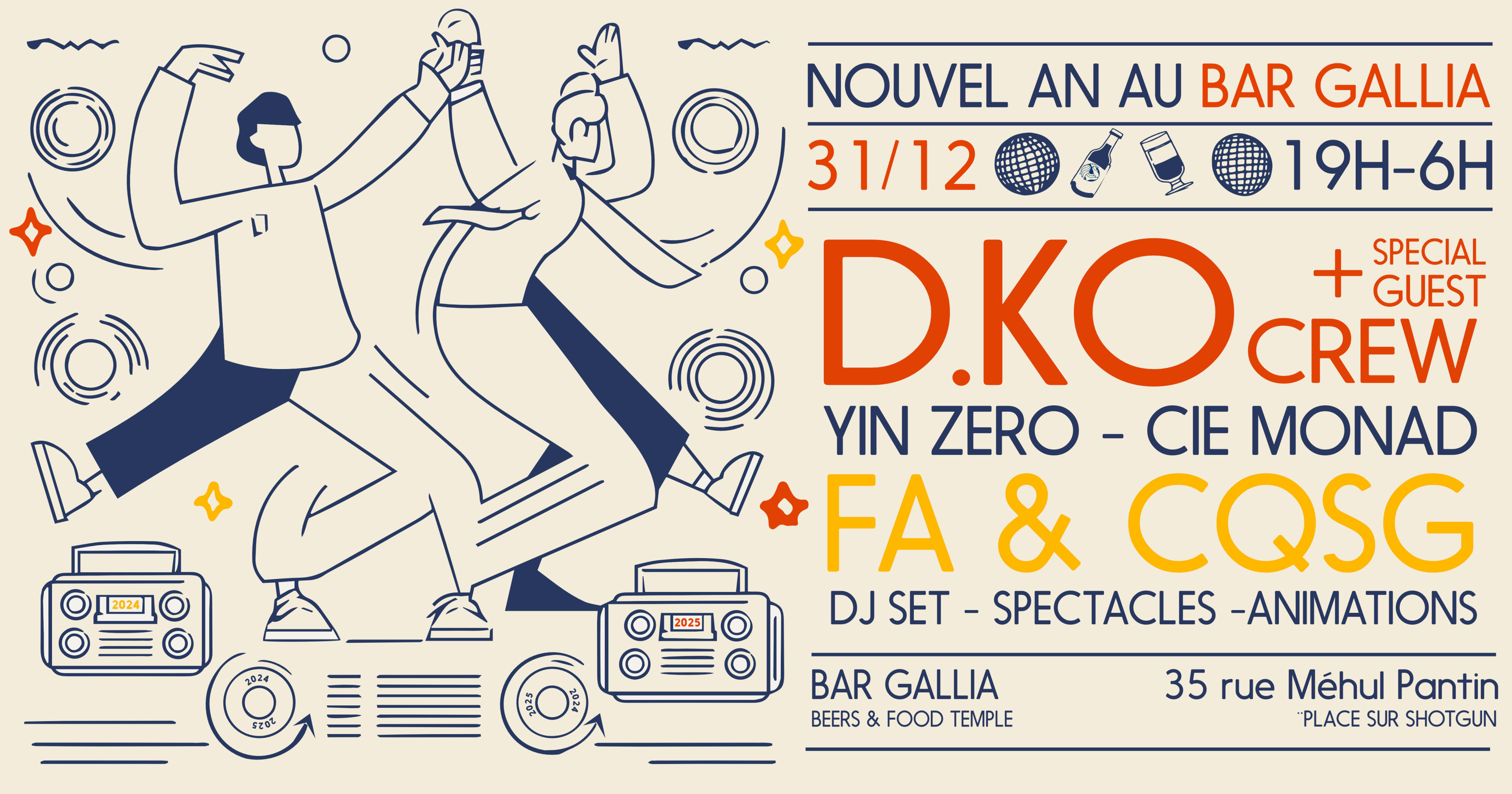 Nouvel An Au Bar Gallia -  All Night Long