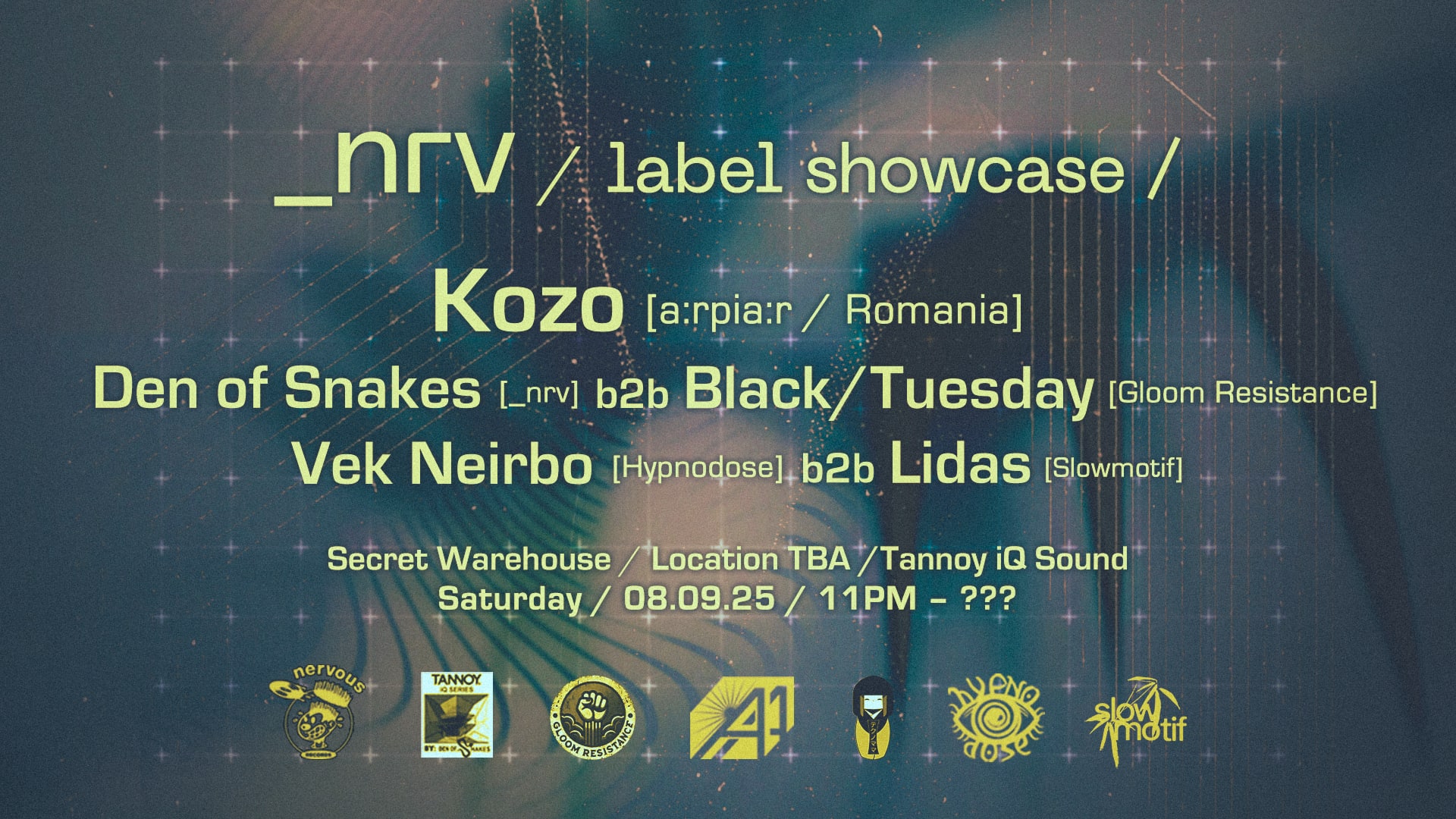 Kozo, Den Of Snakes B2b Black/Tuesday, Vek Neirbo, Lidas