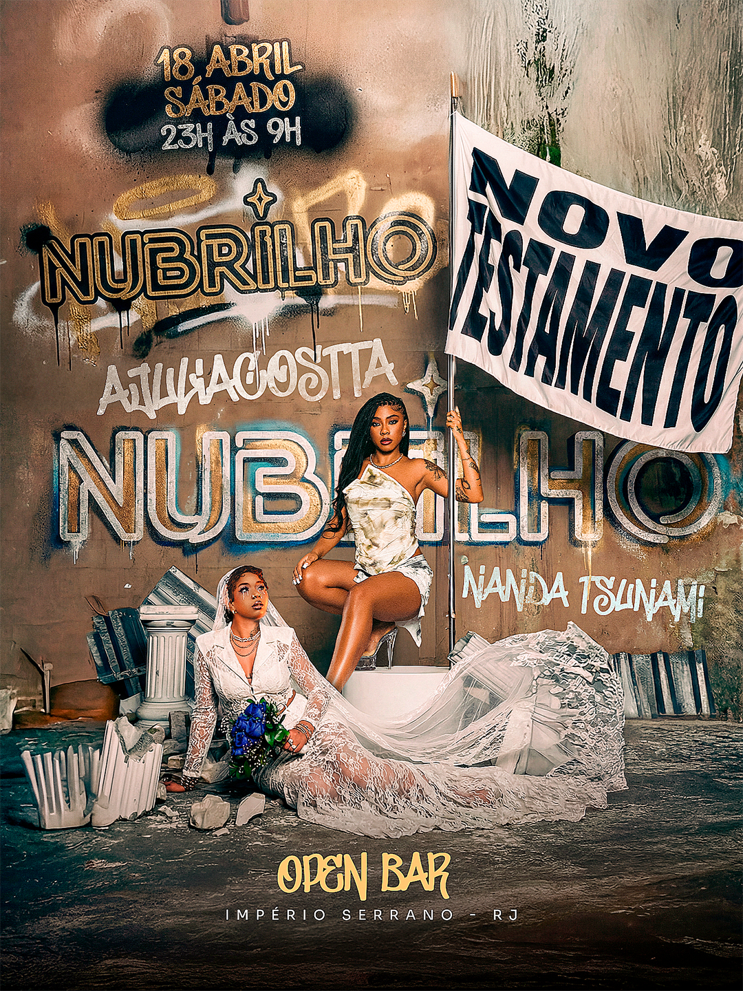 Nubrilho - Ajulliacosta E Nanda Tsunami | Mega Open Bar