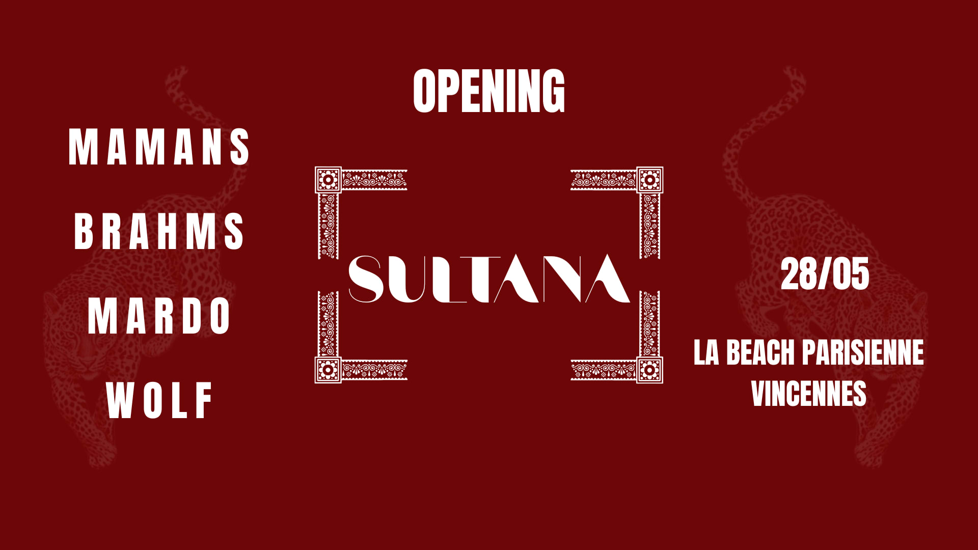 Sultana - Arabic House - Opening |28-05|