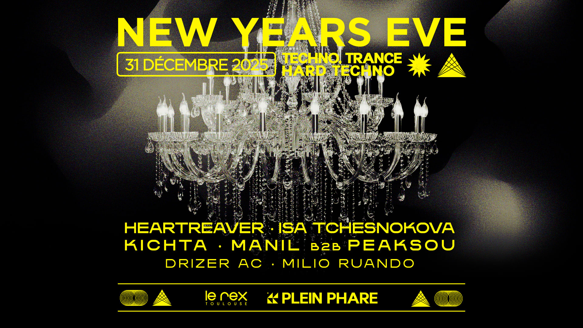 New Year's Eve 2026 (Techno, Trance, Hard Techno) - Rex