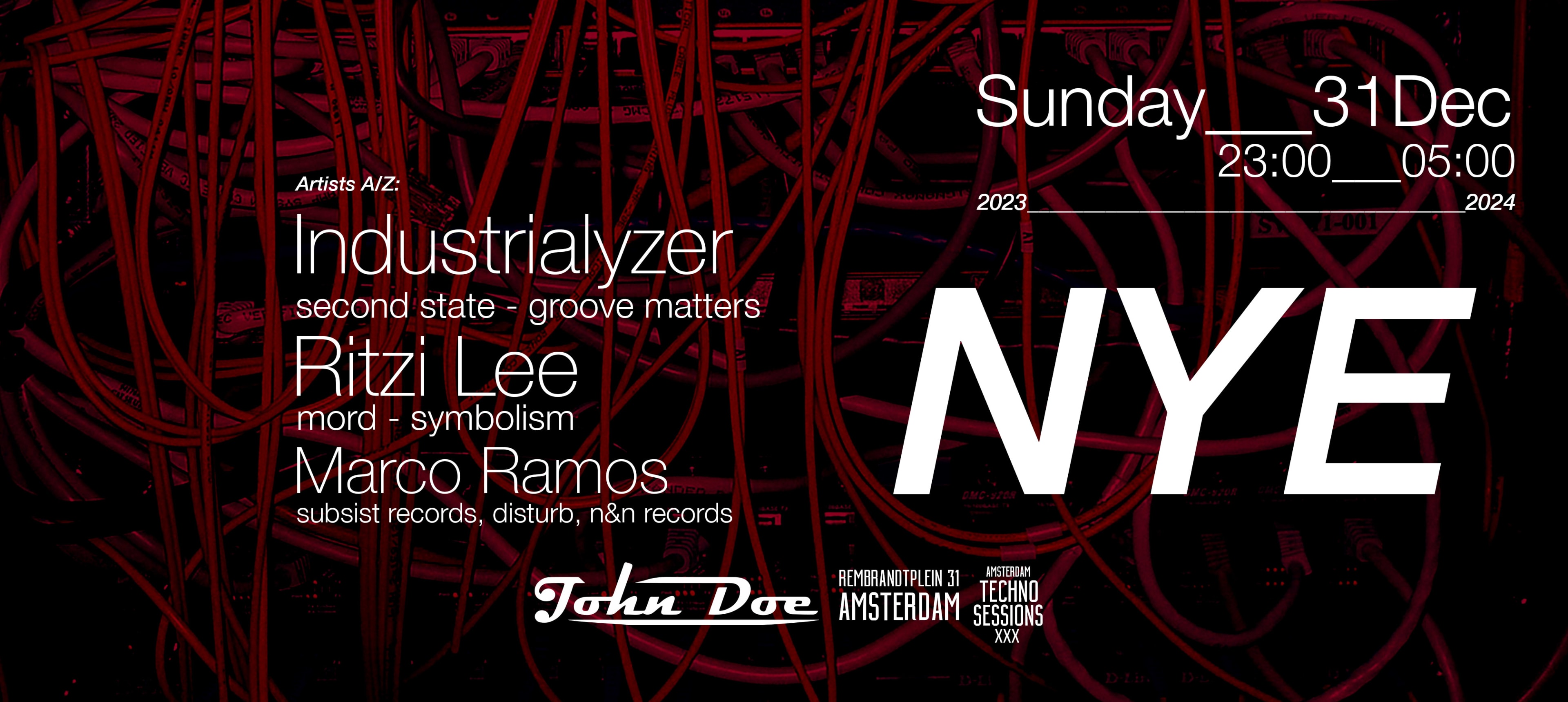 Amsterdam Techno Sessions Nye Special Event