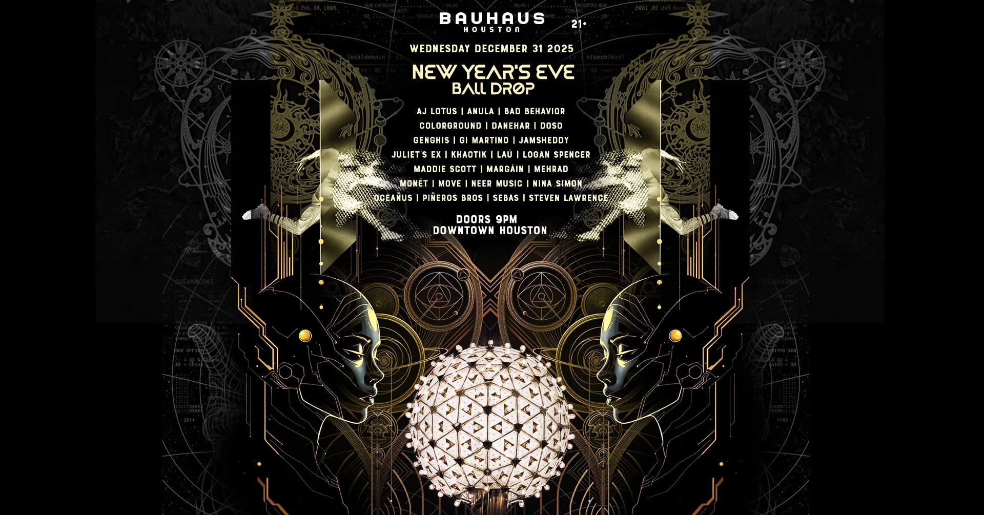 Nye Ball Drop | Mega B2b | 21+ Indoor & Patio Event