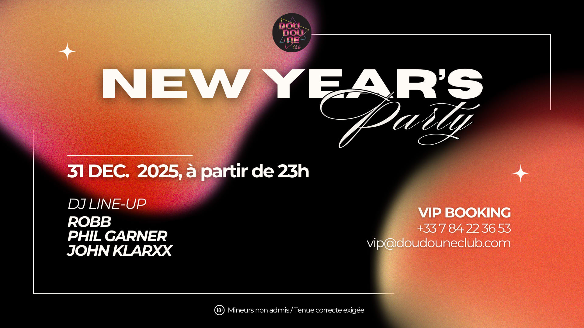 Doudoune New Year's Eve 2025