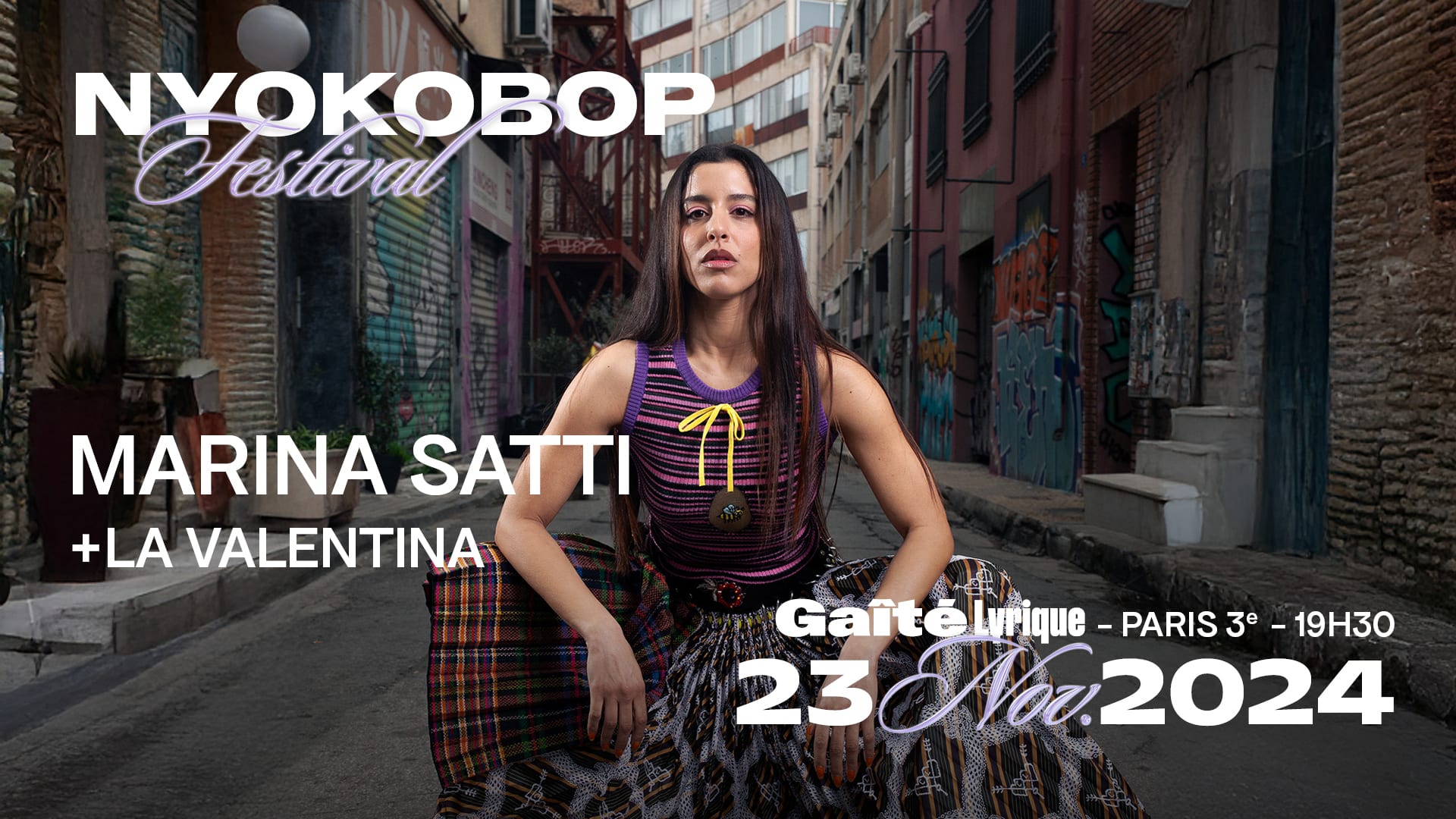 Nyokobop Festival : Marina Satti + La Valentina
