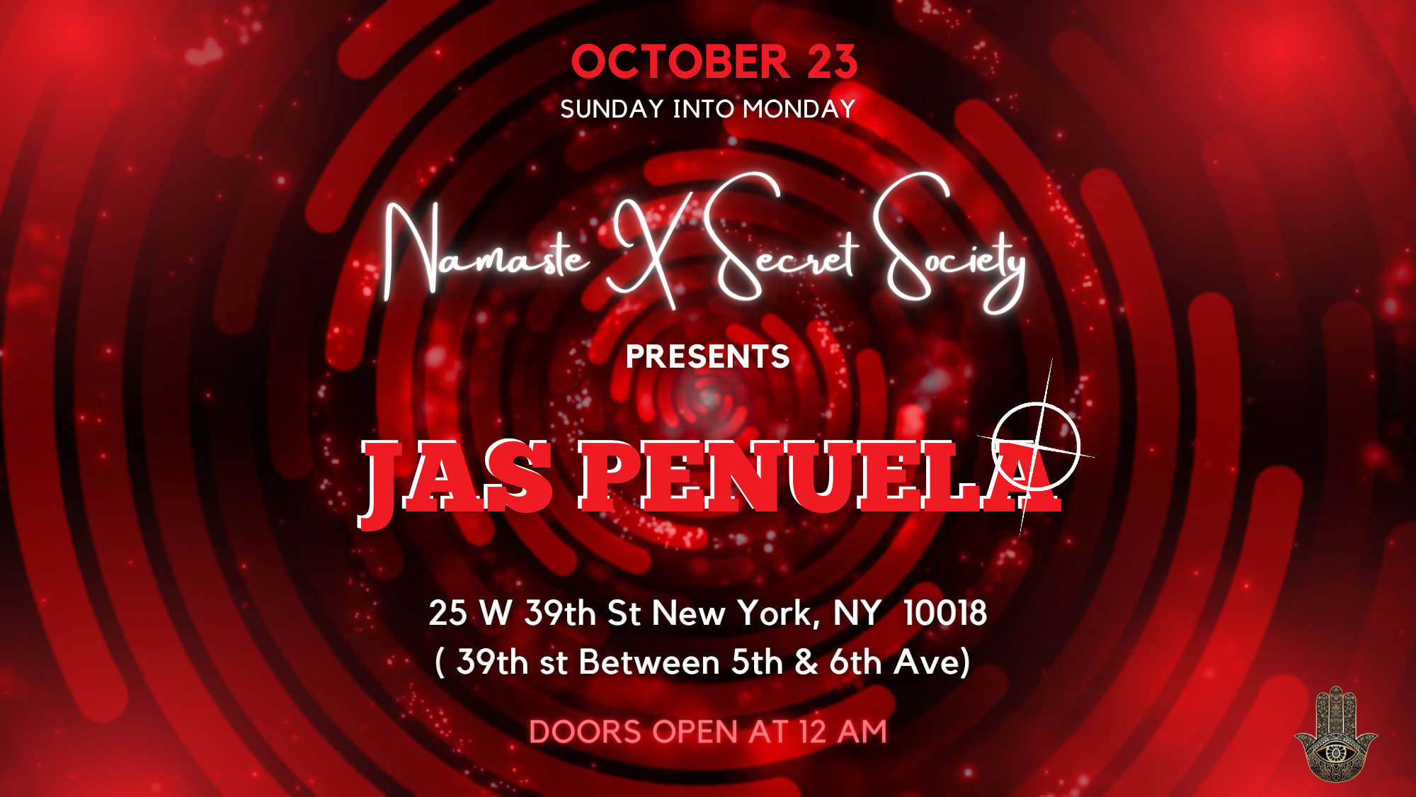 Namaste Presents Jas Penuela Sunday 10.23.22