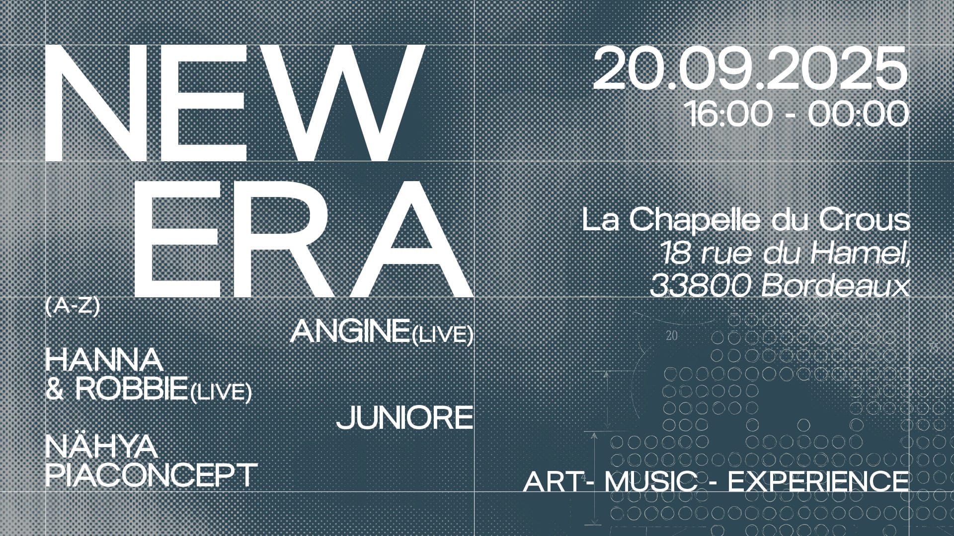 New Era (Chapelle Du Crous) - Journées Du Patrimoine