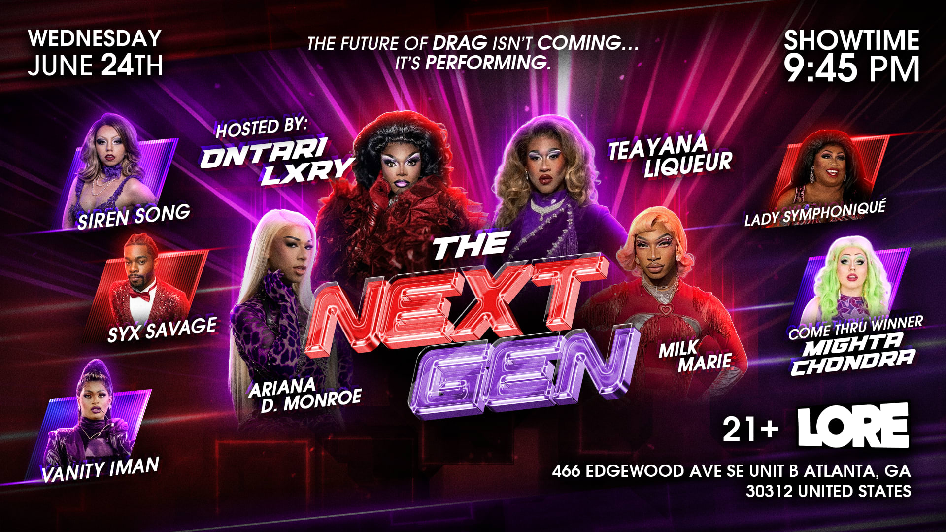 The Next Gen! Drag Show