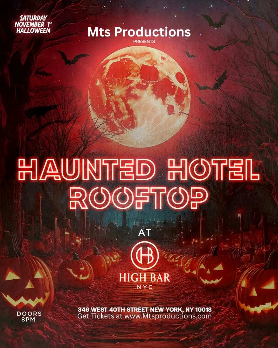 Haunted Hotel Rooftop Halloween Party 2025 At Highbar Nyc