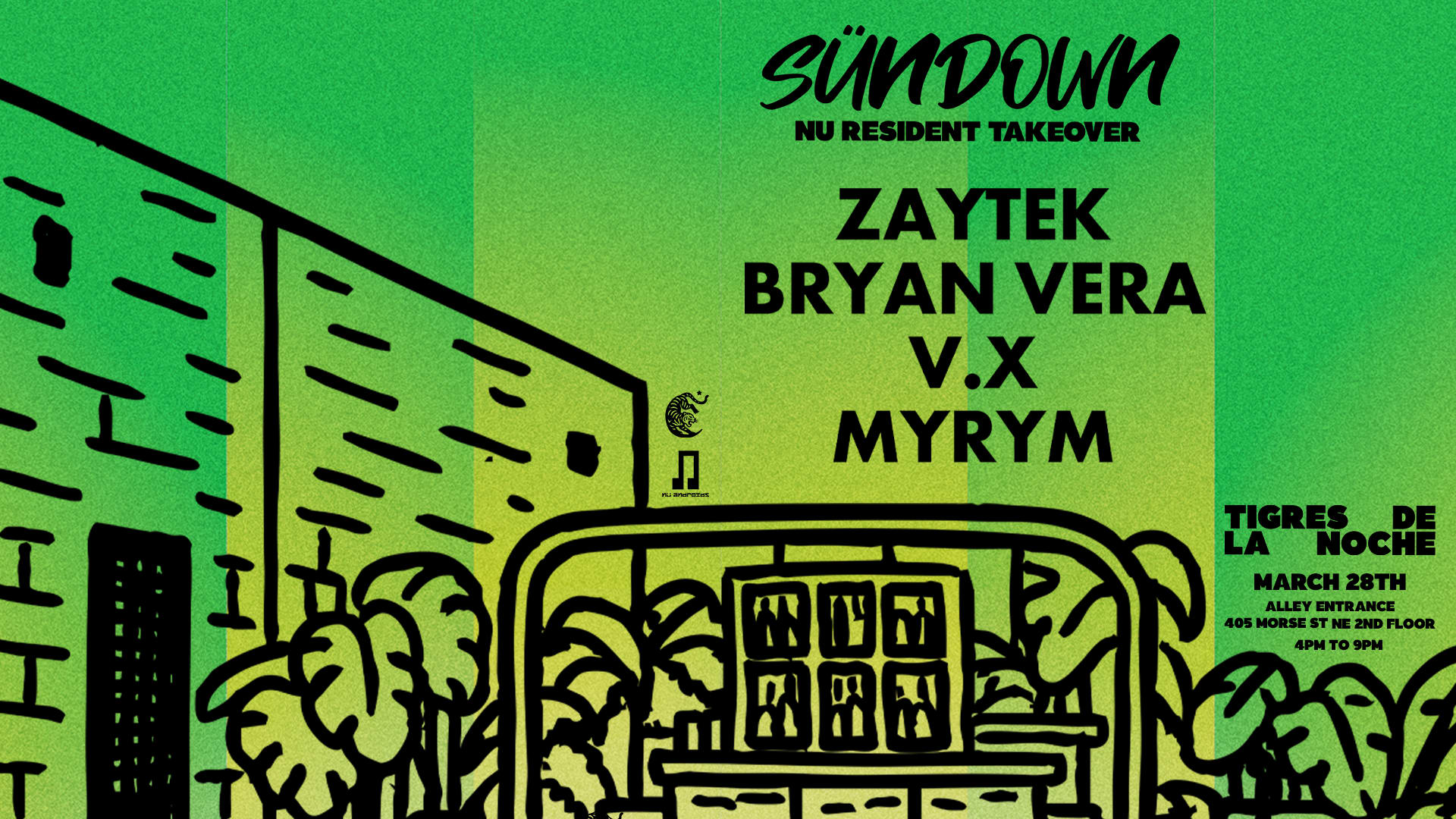 Nü Androids Presents Sündown: Nü Resident Takeover (March)