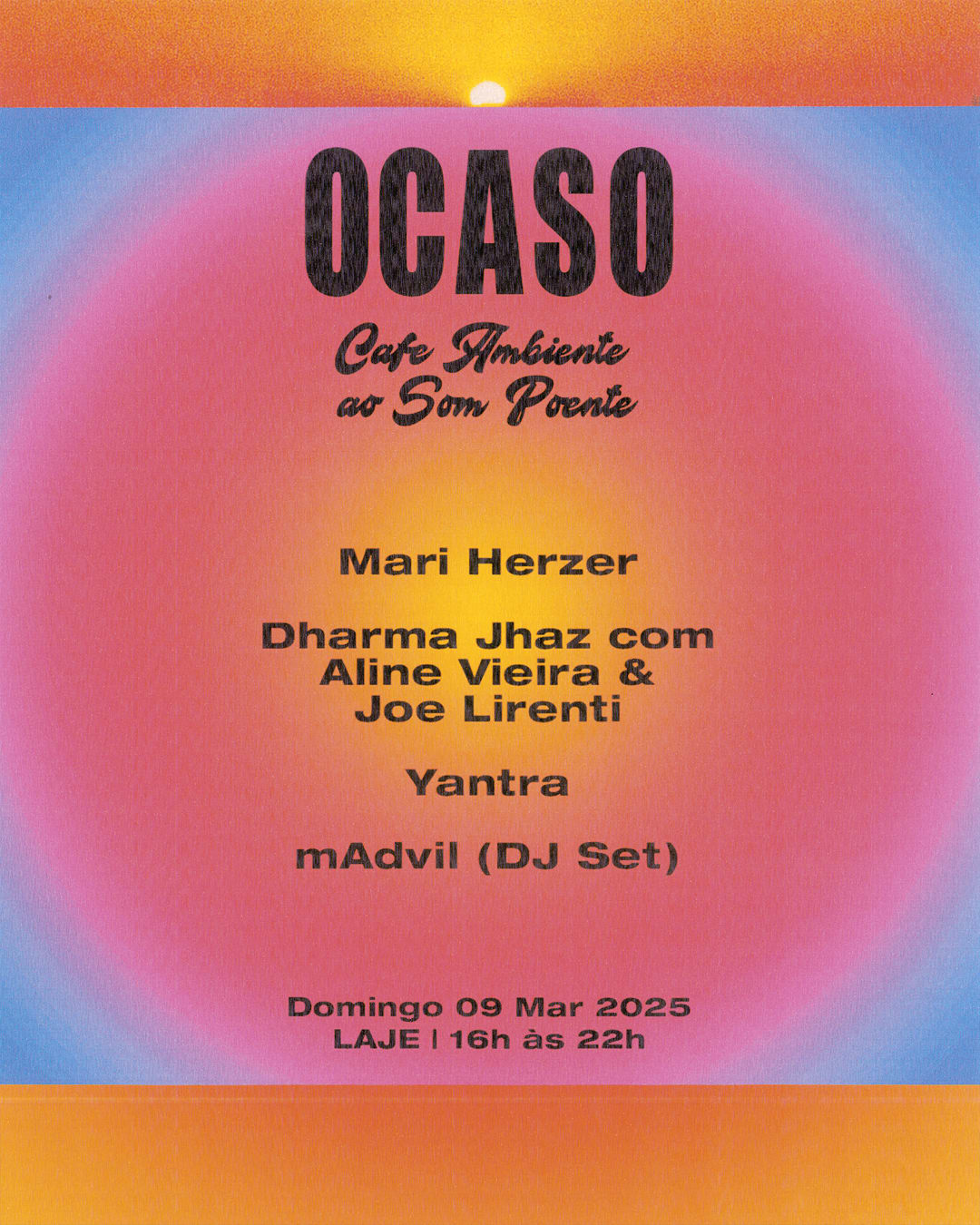 Ocaso: Café Ambiente Ao Som Poente