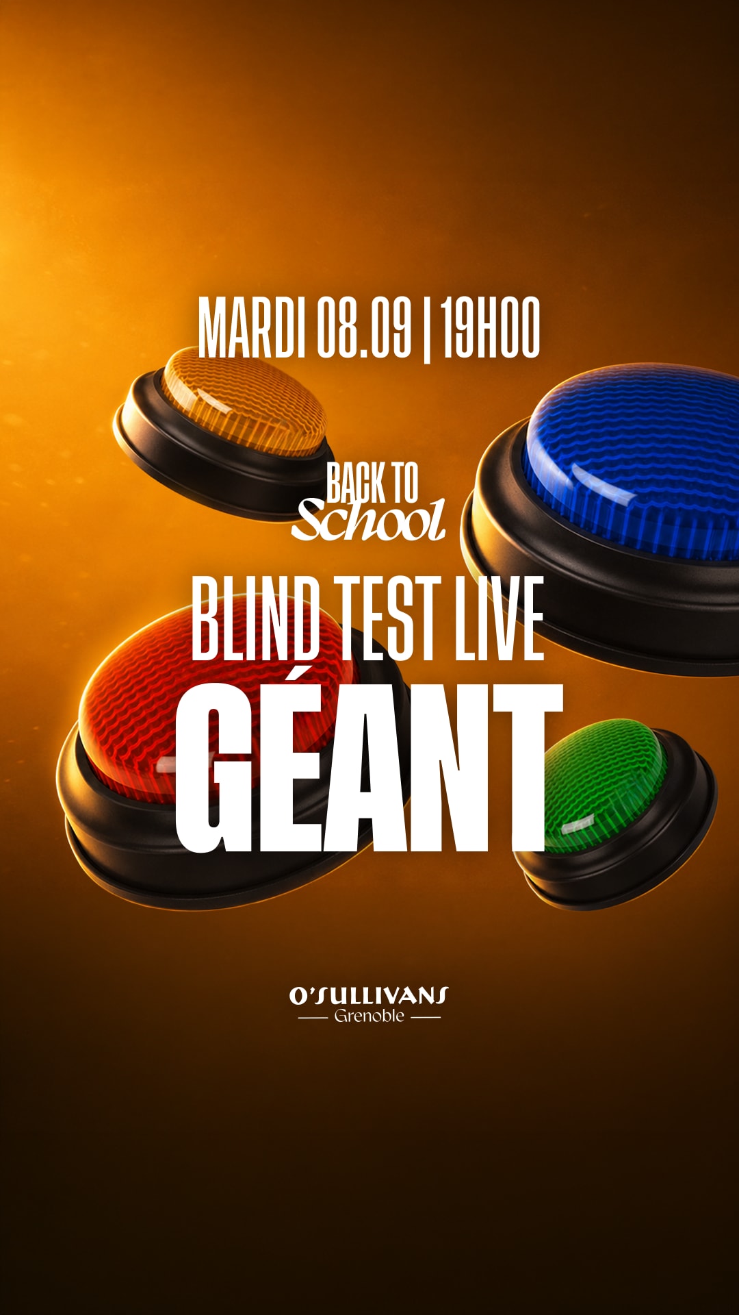 [Gratuit] Blind Test Live Grenoble - Back To School 2026