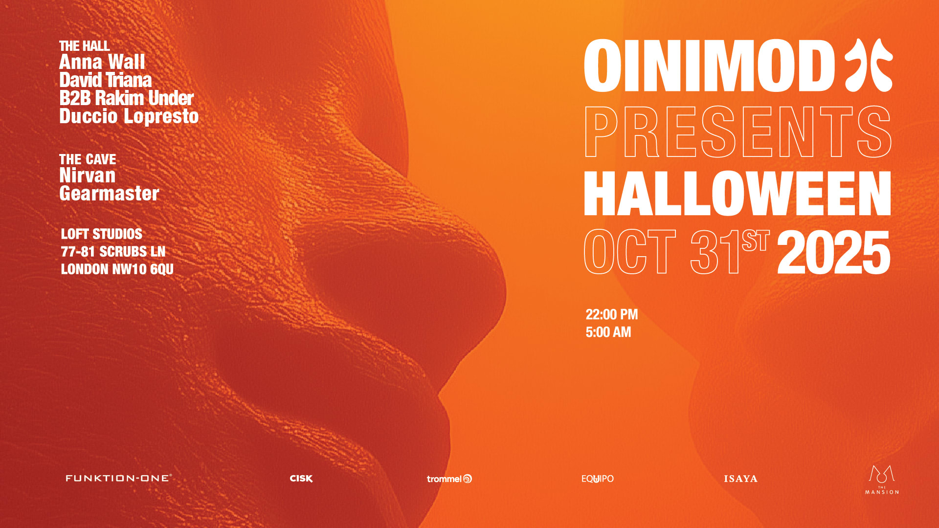 Oinimod Halloween II @Friday 31 Oct