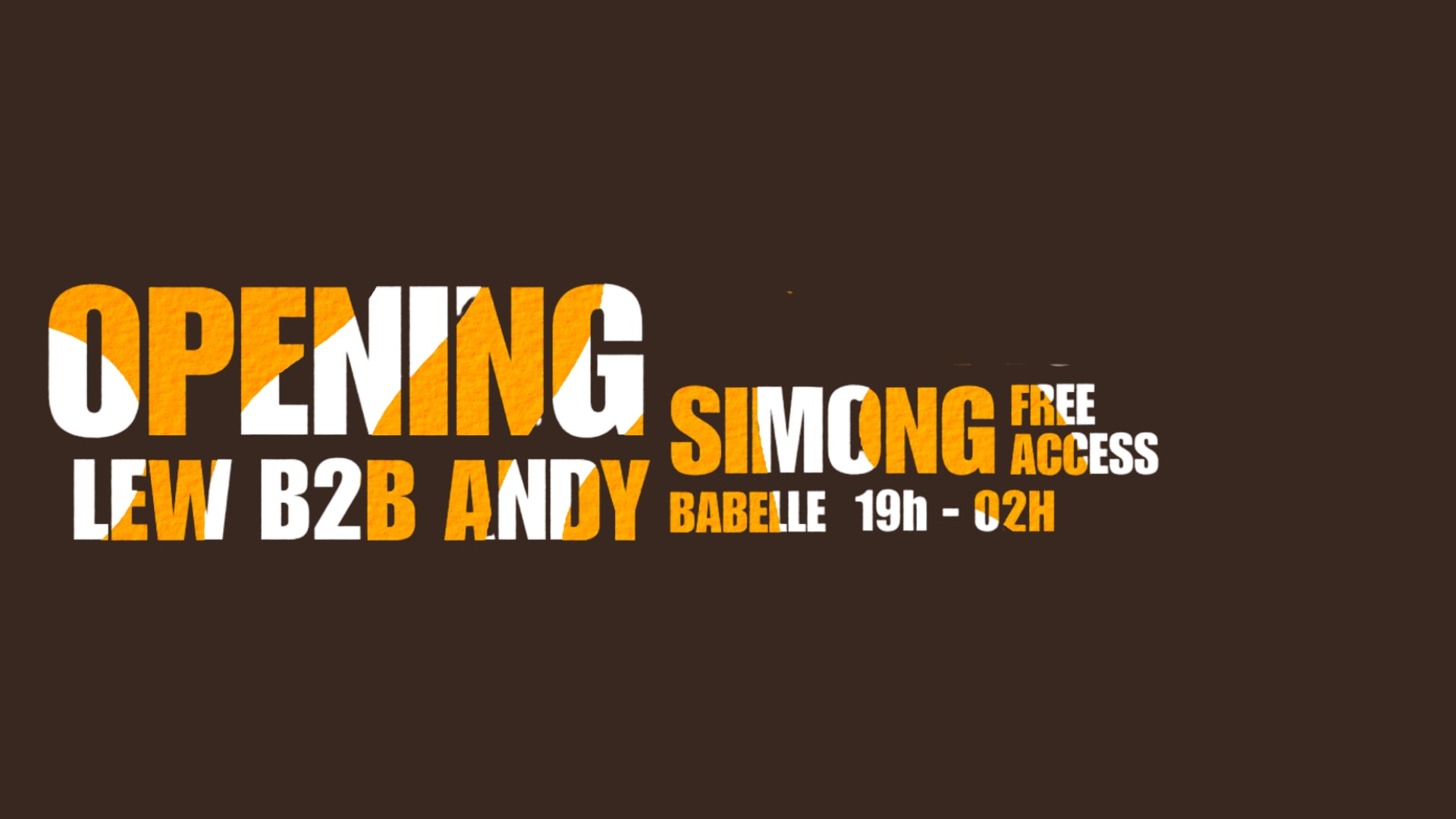 Opening De La Saison, Lew - Andy - Simong - Babelle