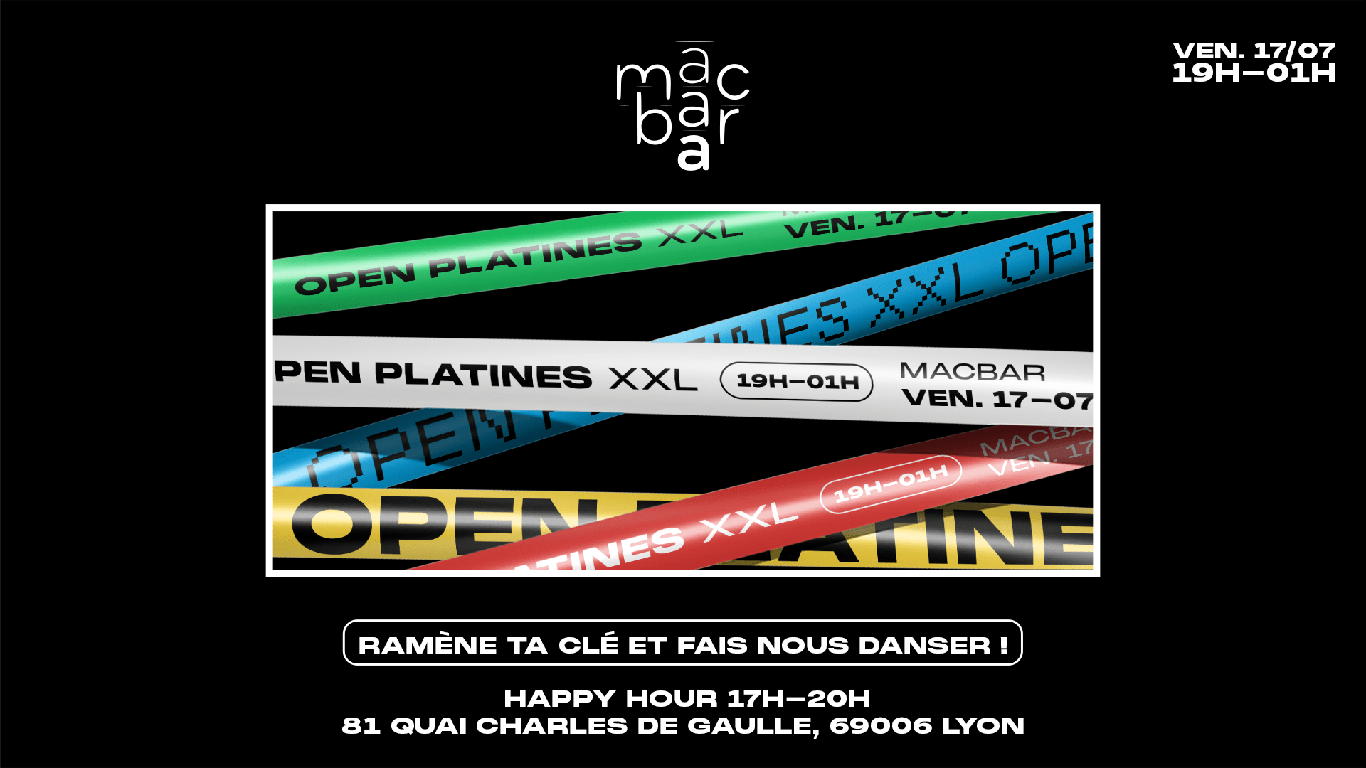 Macbar Open Platines Xxl