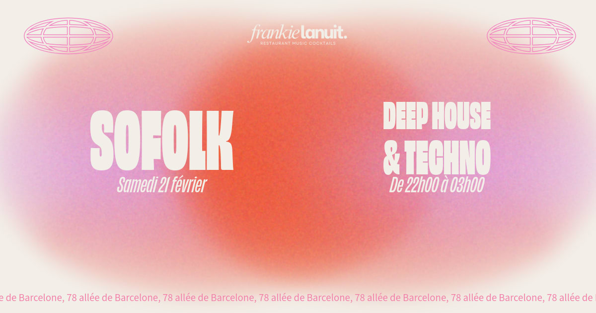 Club Flottant : Soirée Techno - Deep House Avec So Folk