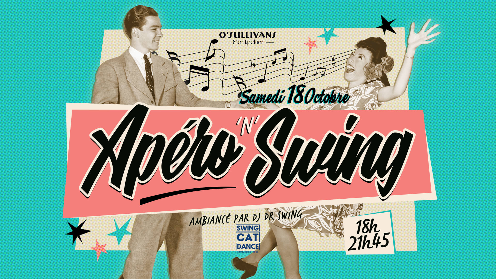 Apero Swing Octobre - O'sullivans Pub Montpellier