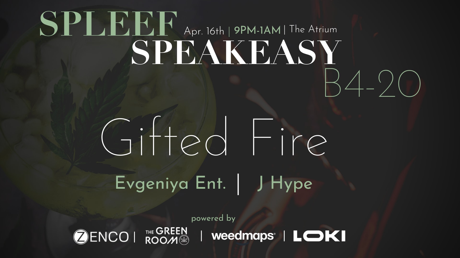 Spleef Speakeasy B4-20
