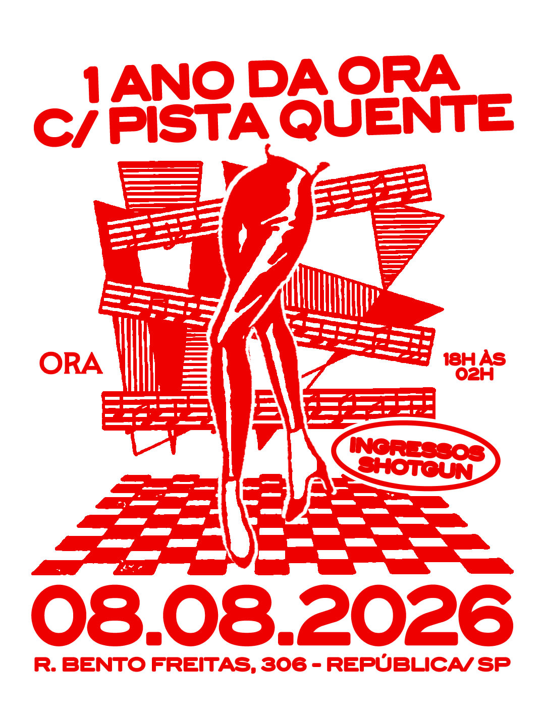 1 Ano Da Ora Com Pista Quente