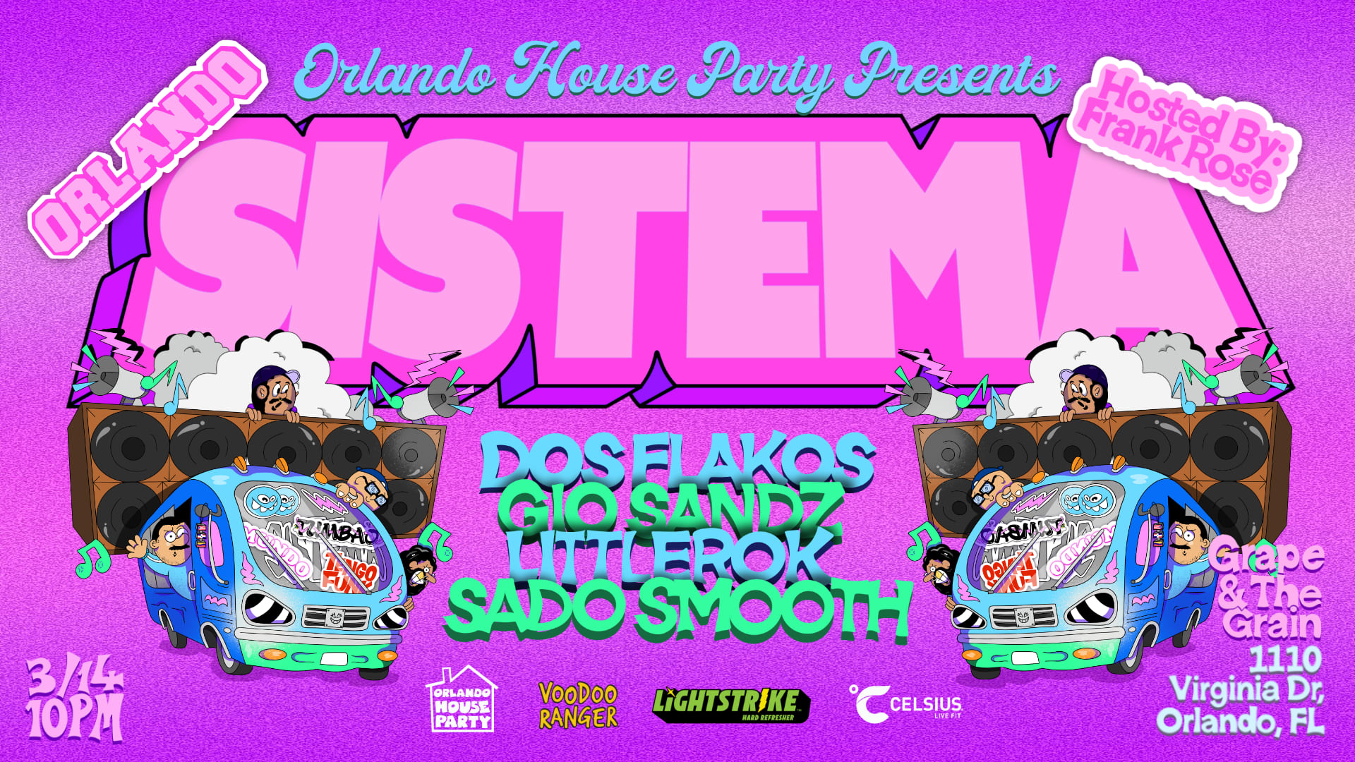 Ohp Presents: Sistema Tour! Nyc, Chi, Miami & Orlando!