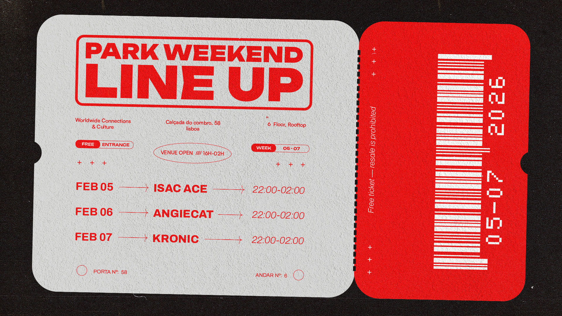 Park Weekend: 05-07 February