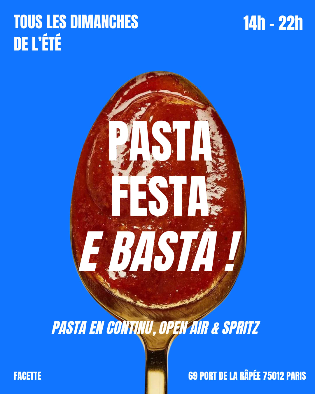 Pasta, Festa E Basta: Pasta, Open Air & Italodisco