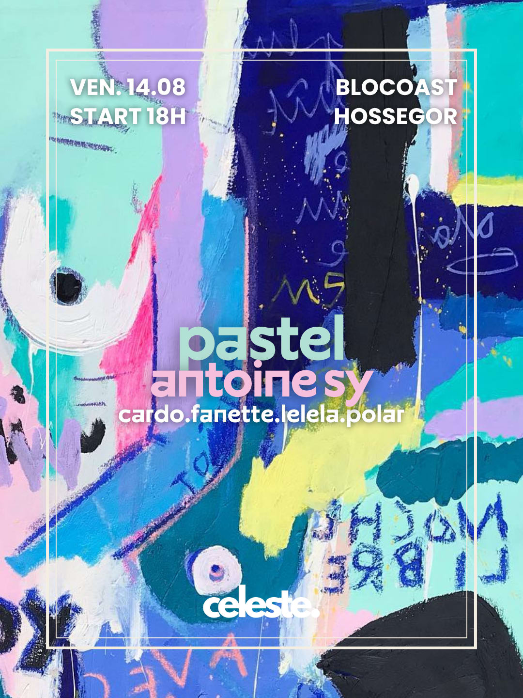 Celeste Invite Pastel & Binary Sound